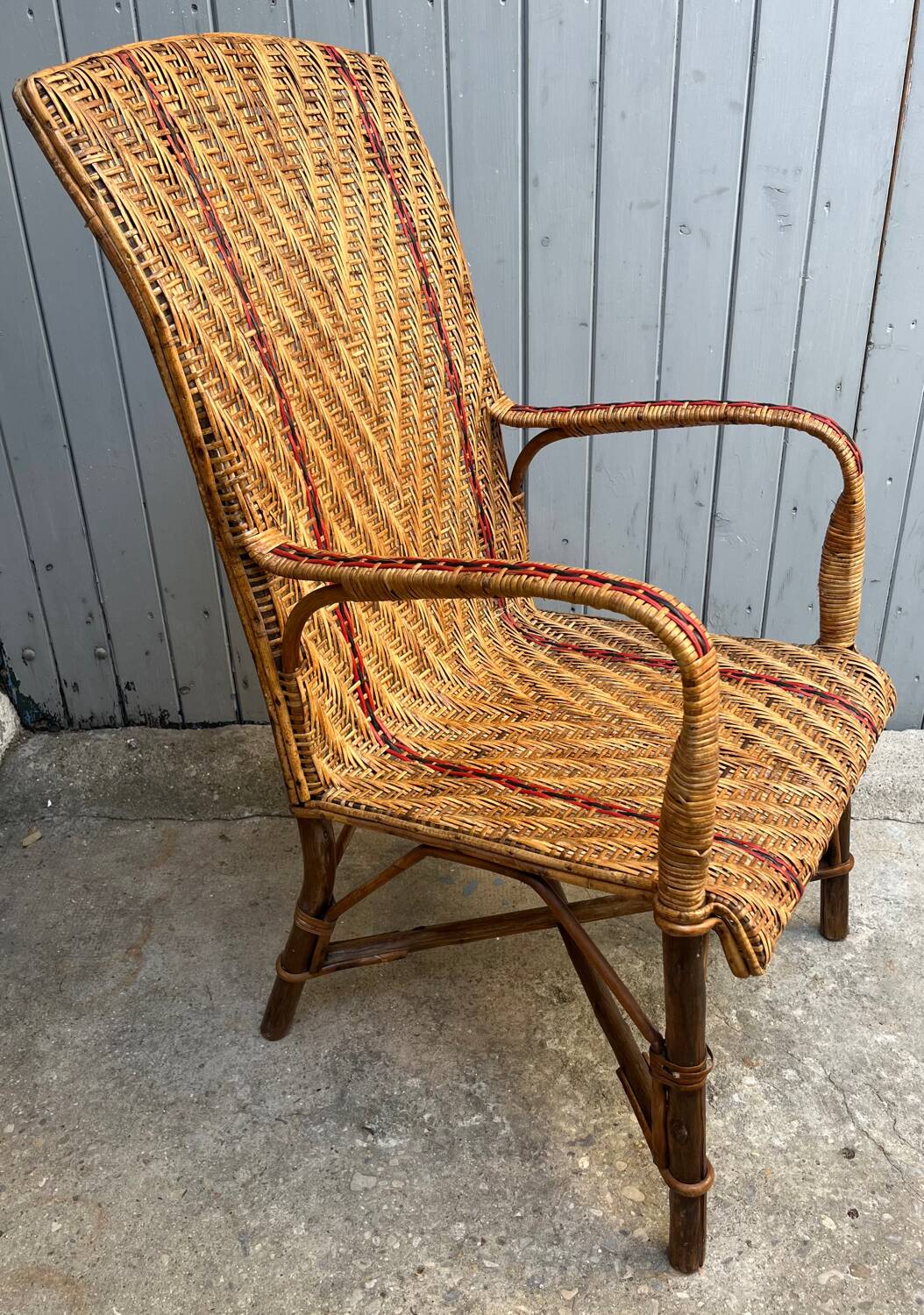 Fauteuil en rotin