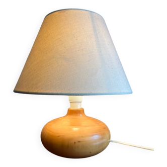 Lampe à poser pied bois