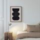 art print after an abstract painting signed Eawy