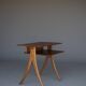 Table d'appoint en teck italien, années 1960