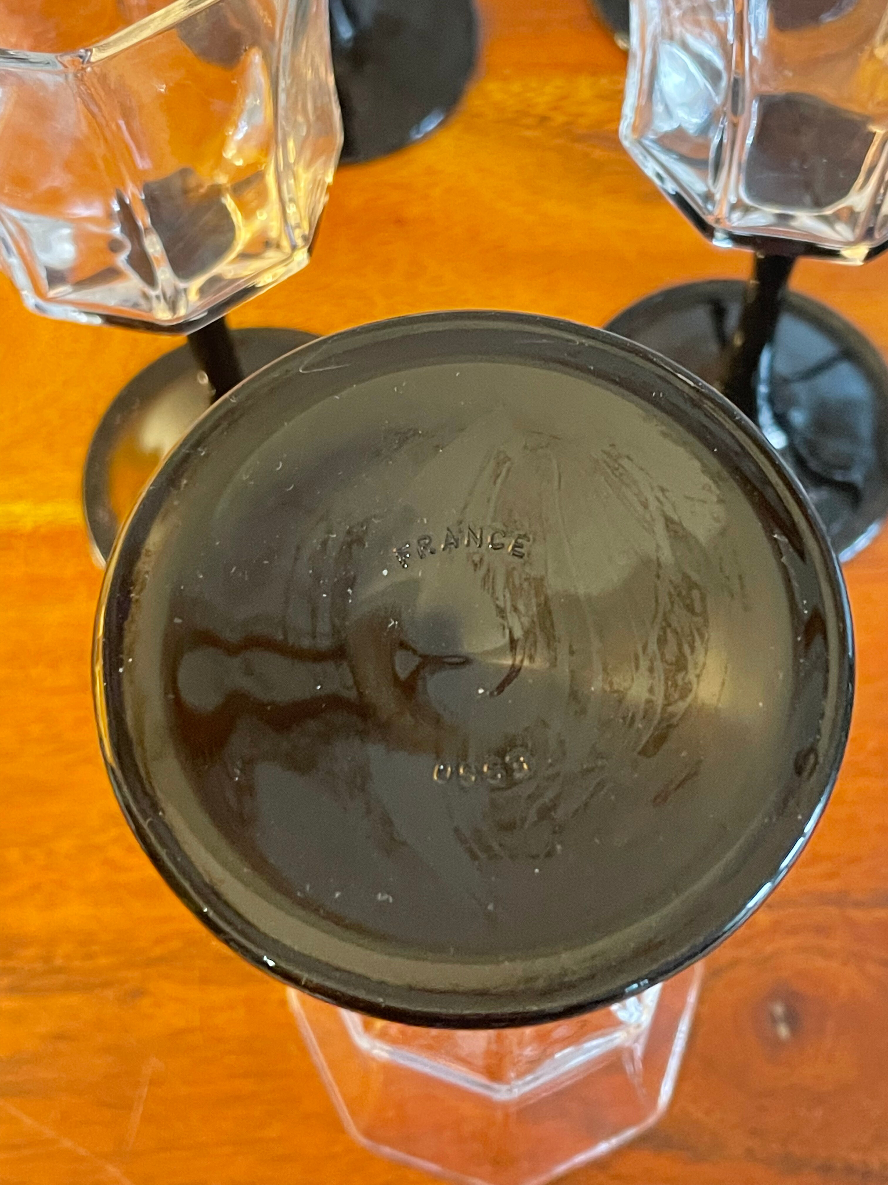 8 Esso Luminarc stemware