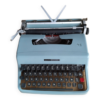 Machine à écrire portative Olivetti Lettera 32 , fonctionnelle, ruban neuf