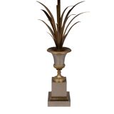 Bronze "reed" lamp, 1970s