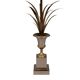 Bronze "reed" lamp, 1970s