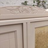 Beige art deco wardrobe