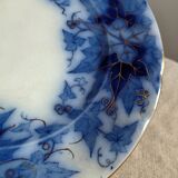 Set of 4 Bryonia model dessert plates from Sarreguemines U&C, between 1880 and 1900