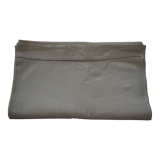 Old sheet in mixed fabric in ecru/beige color