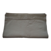 Old sheet in mixed fabric in ecru/beige color