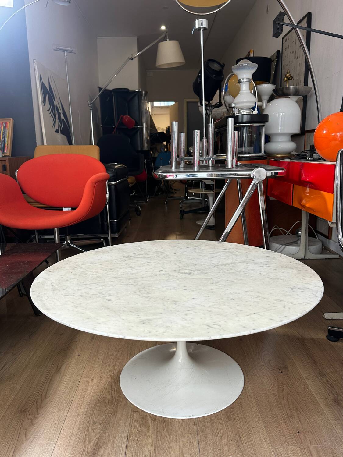 Eero Saarinen coffee table, vintage Knoll edition