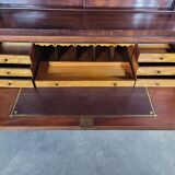 English mahogany desk bookcase