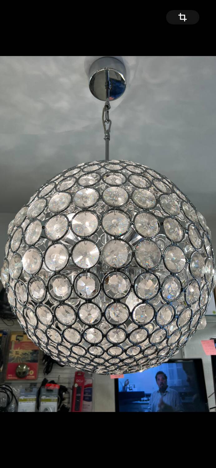 Crystal Big Diamond Pendant