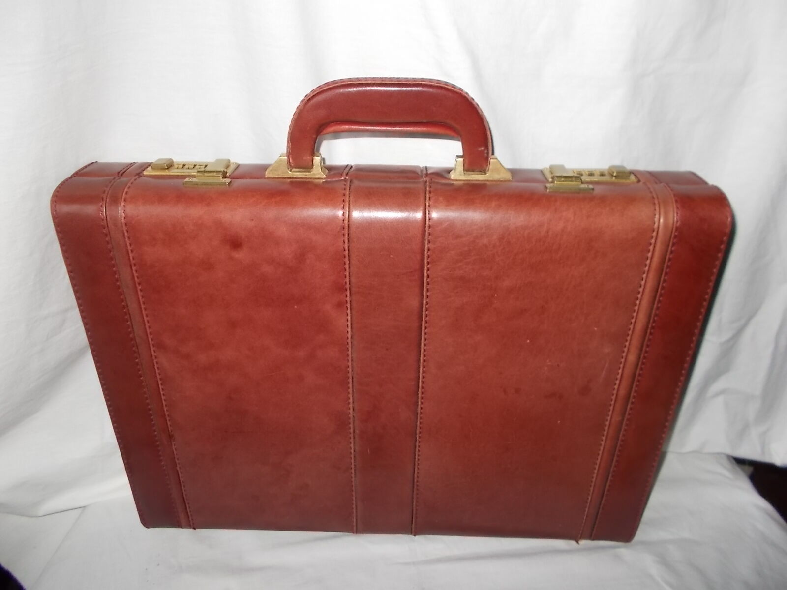 Leather briefcase-case
