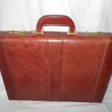 Leather briefcase-case