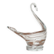 Vintage Glass Swan-Shaped Vase