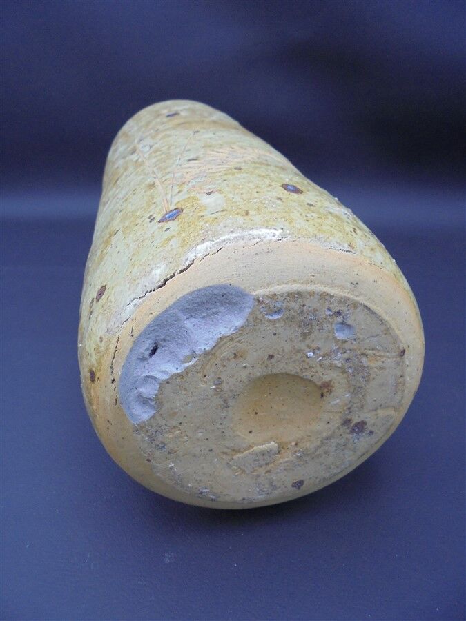 Vase bouteille en grès