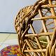 Vintage wicker basket
