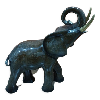 Art Deco ceramic elephant statue