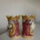 Pair of Moro head vases Caltagirone Italian design Sicily