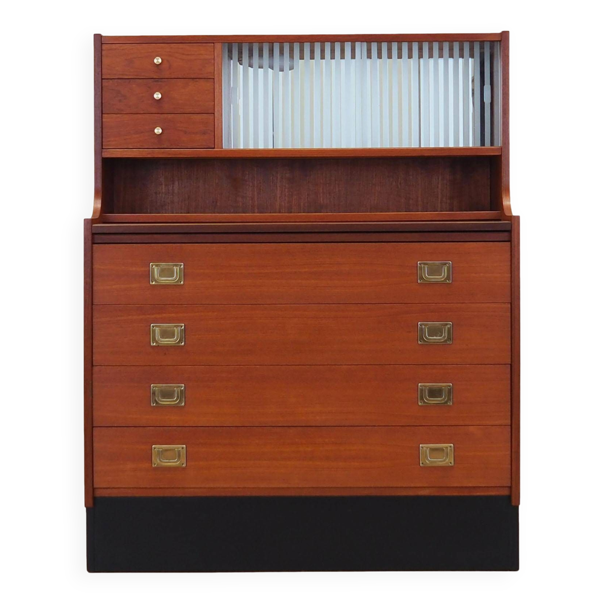 Teak secretary, Danish design, 1970s, production: Denmark