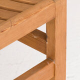 4 pine dining chairs