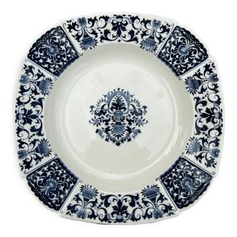 Blue square dish or blue ibis gien