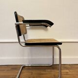 Cesca B64 Black Armchair by Marcel BREUER