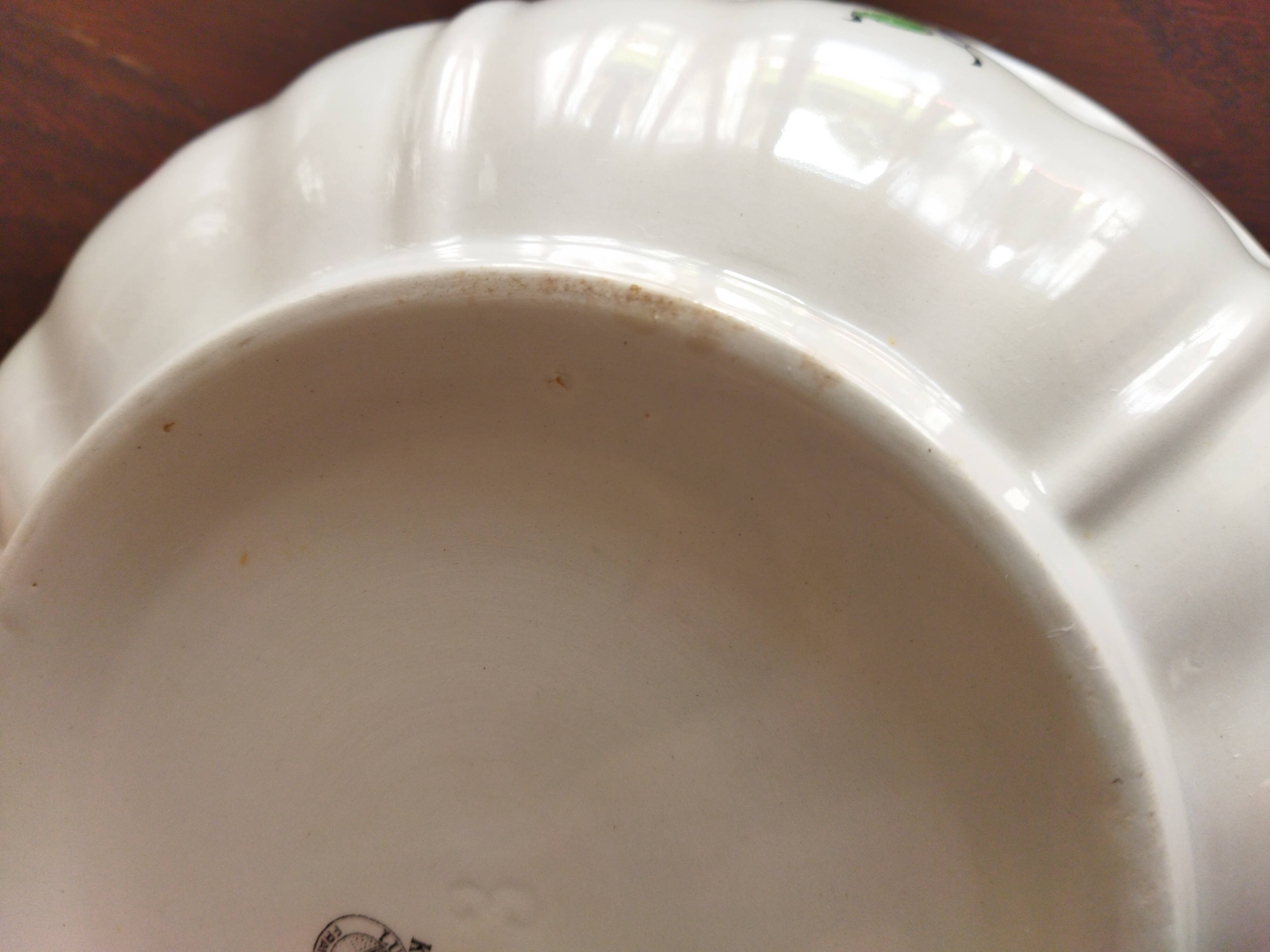 "Fine Street Lamp" salad bowl KG Lunéville