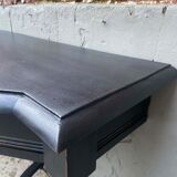 Black wooden console