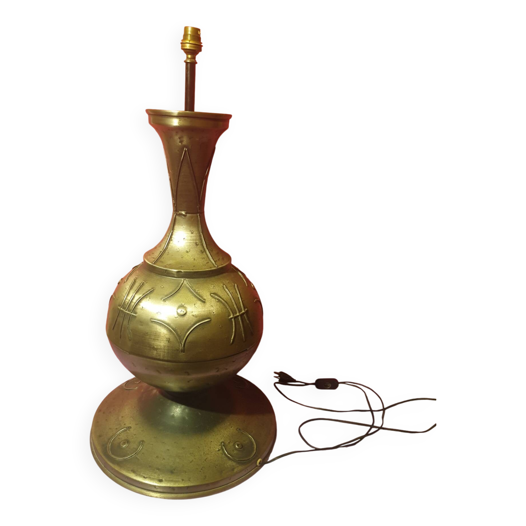 Large designer metal living room lamp