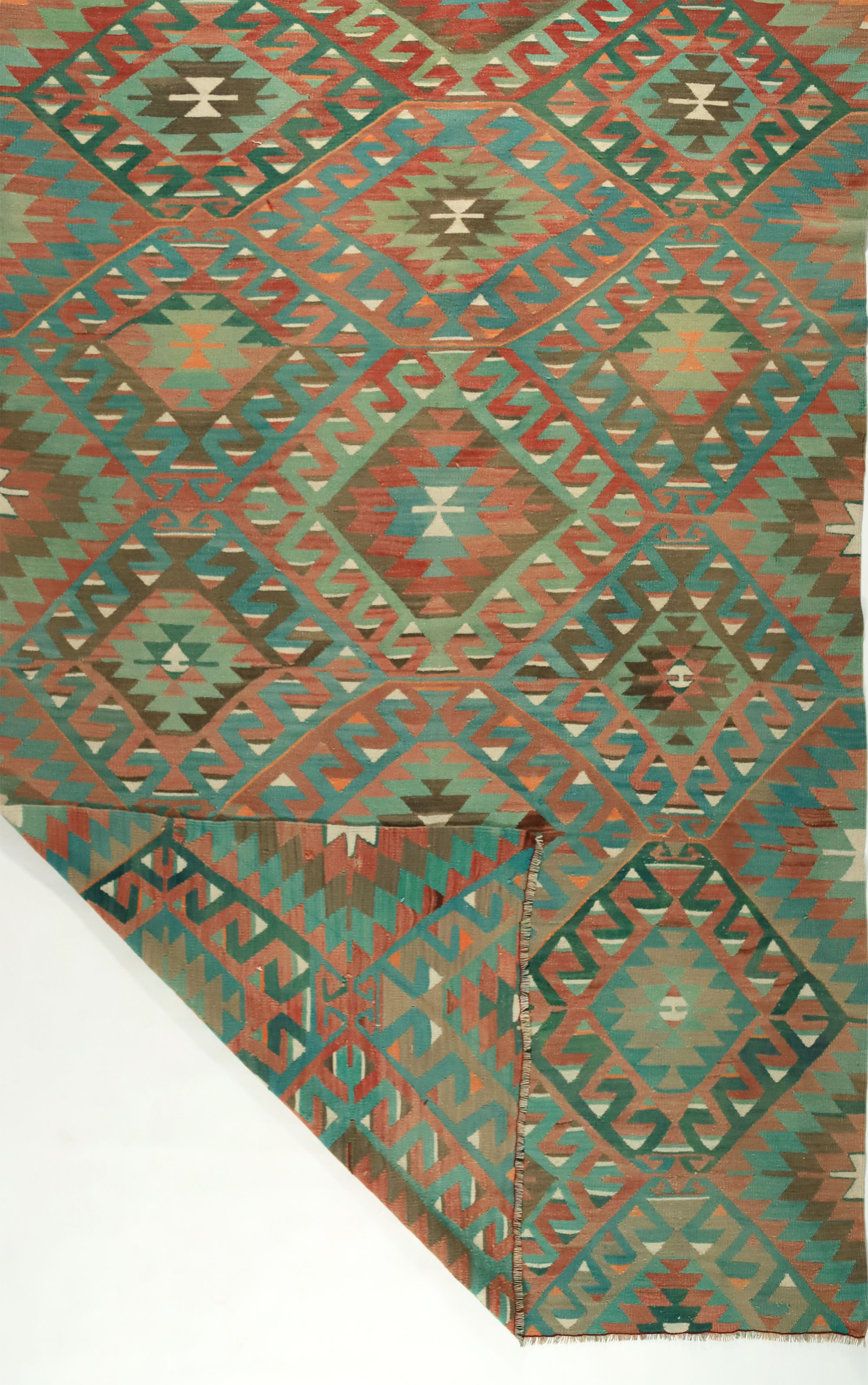 Anatolian handmade kilim rug 292 cm x 171 cm