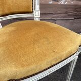 Set of 4 French chairs style Louis XVI vintage 1950 rococo Provence SHABBY CHIC