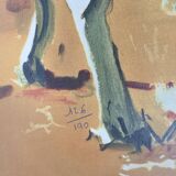 Provence by G. Cheyssial signed 110 x 79 cm