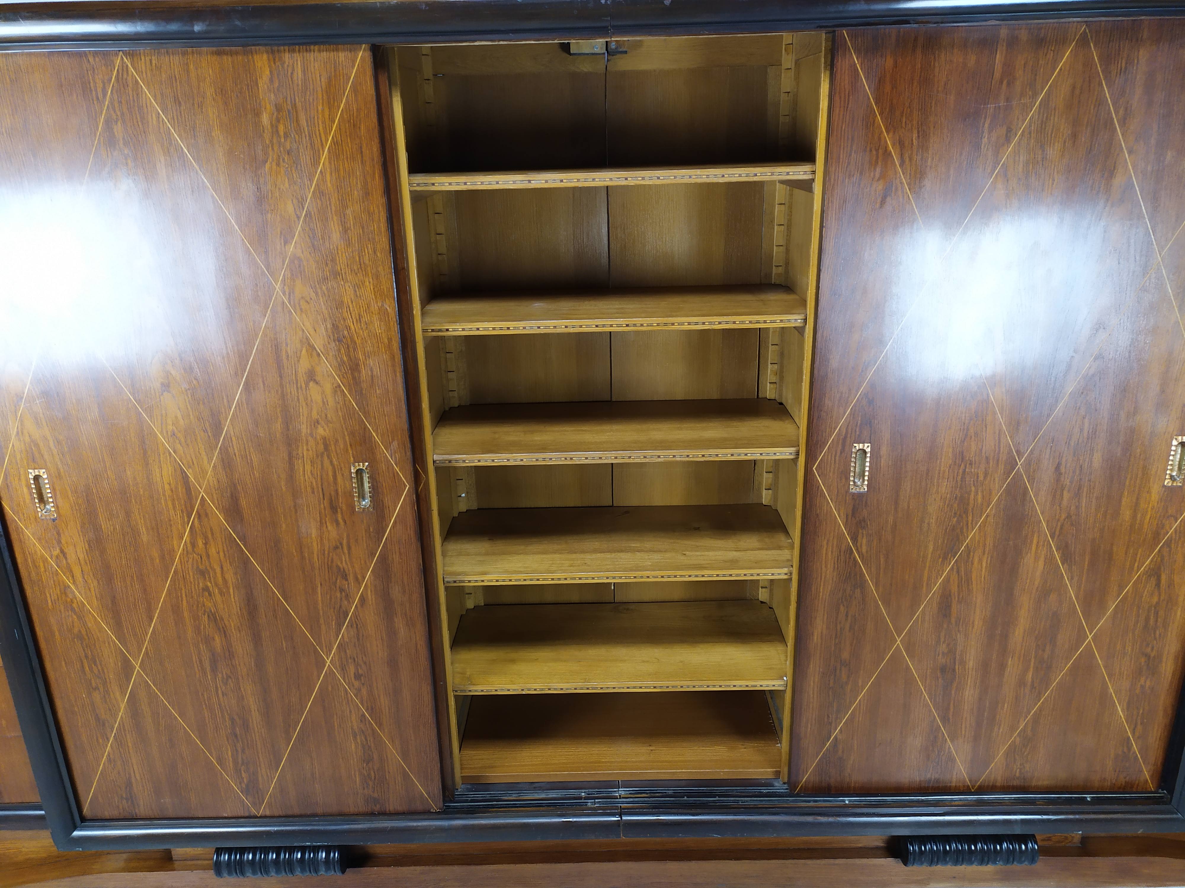 Art Deco library cabinet