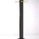 Swivel coat rack in black lacquered wood and brass