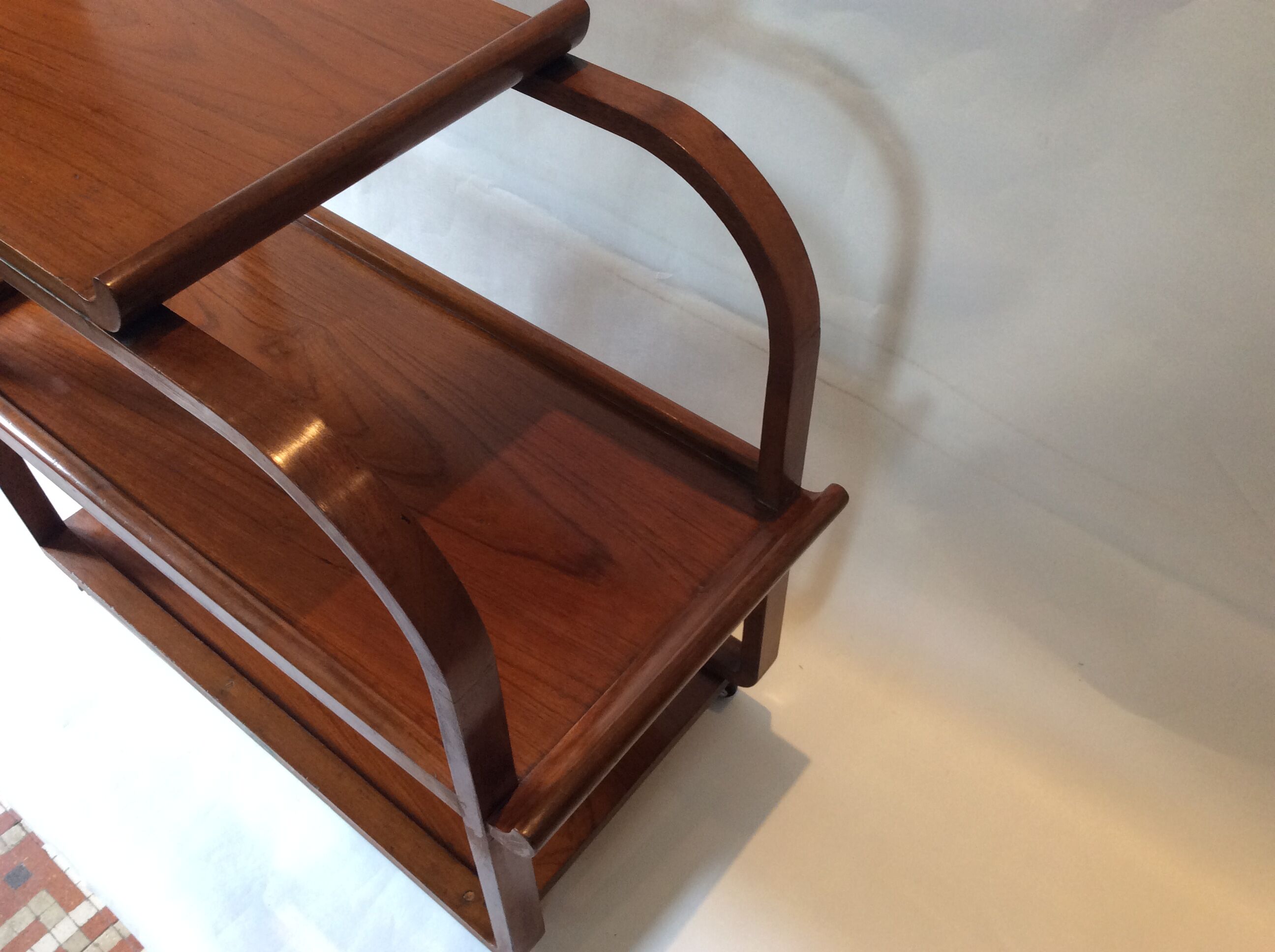 Dessert or Art Deco rolling table