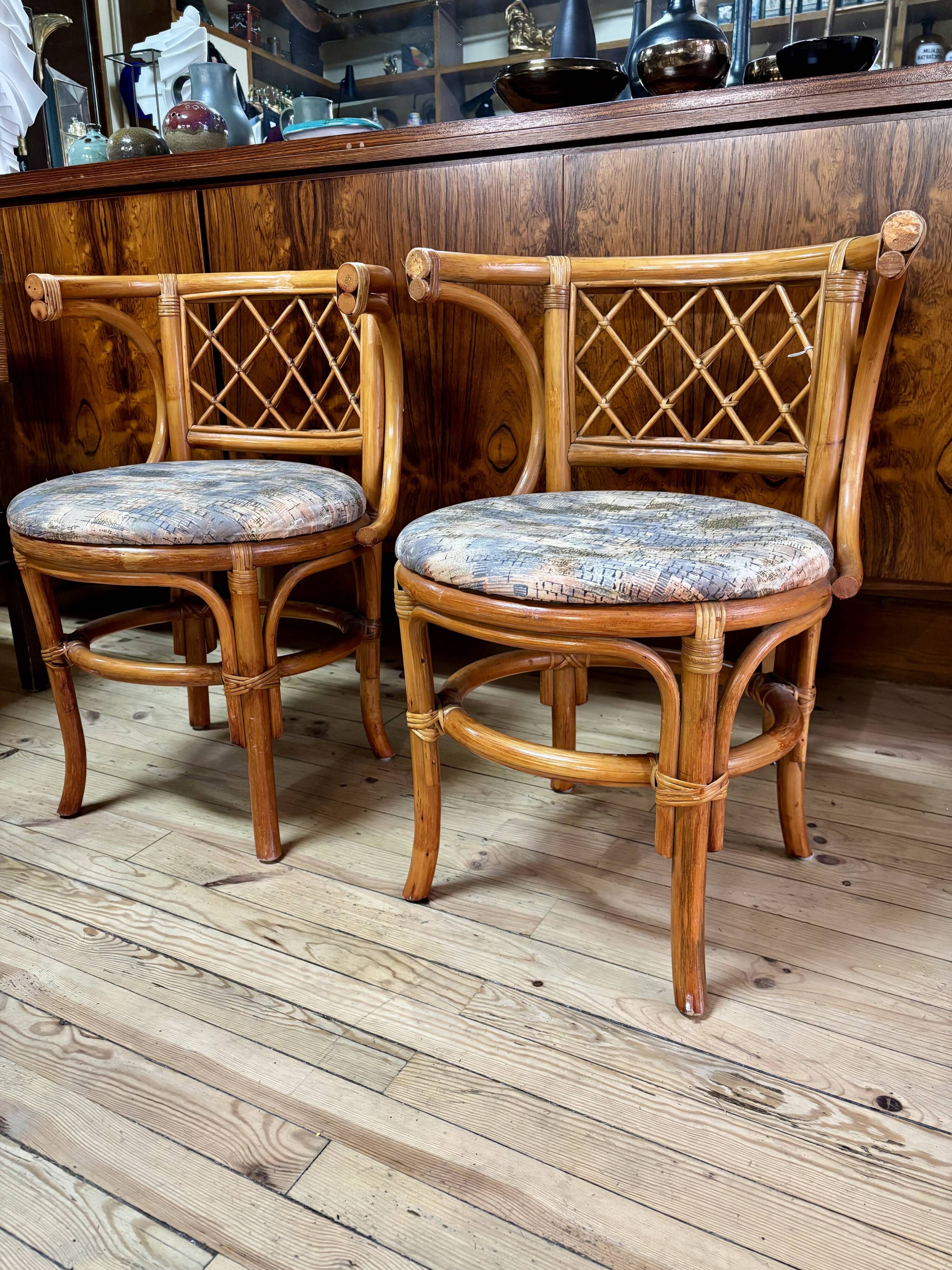 Paire fauteuils bistrot vintage