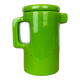 Green ceramic teapot 50s vintage