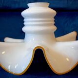 luminaire opaline Murano Art déco