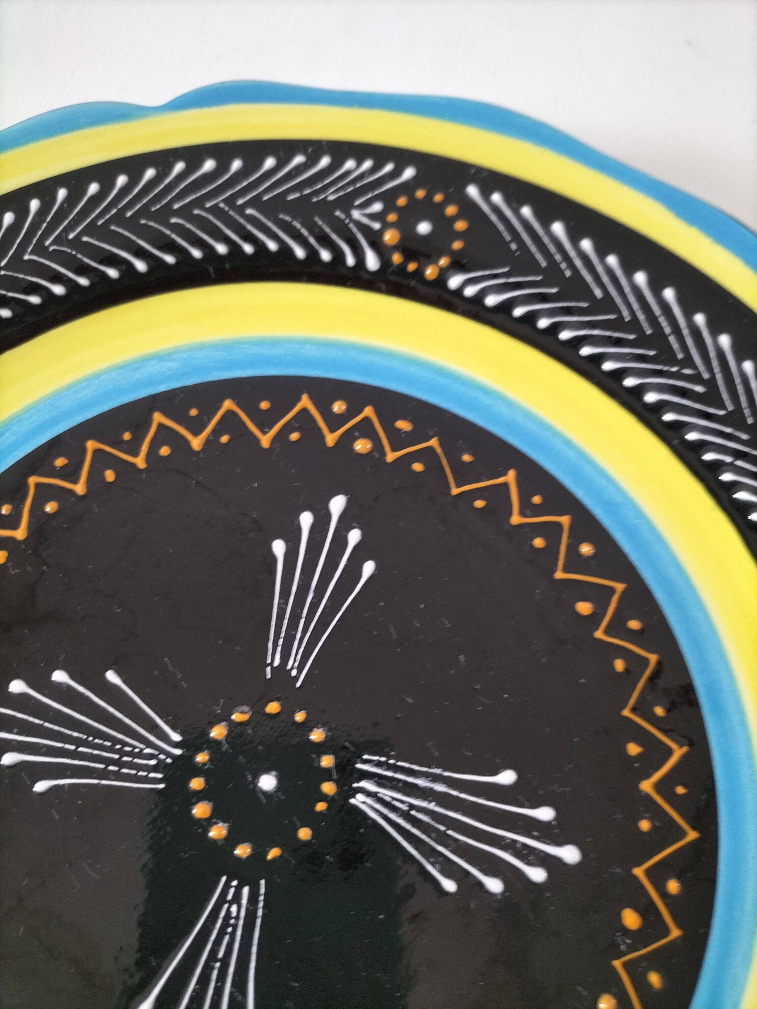 Assiette vintage HB Quimper