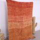 Orange Vintage Moroccan Rug 139 x 190 cm - Berber Rug - Handmade Wool Rug