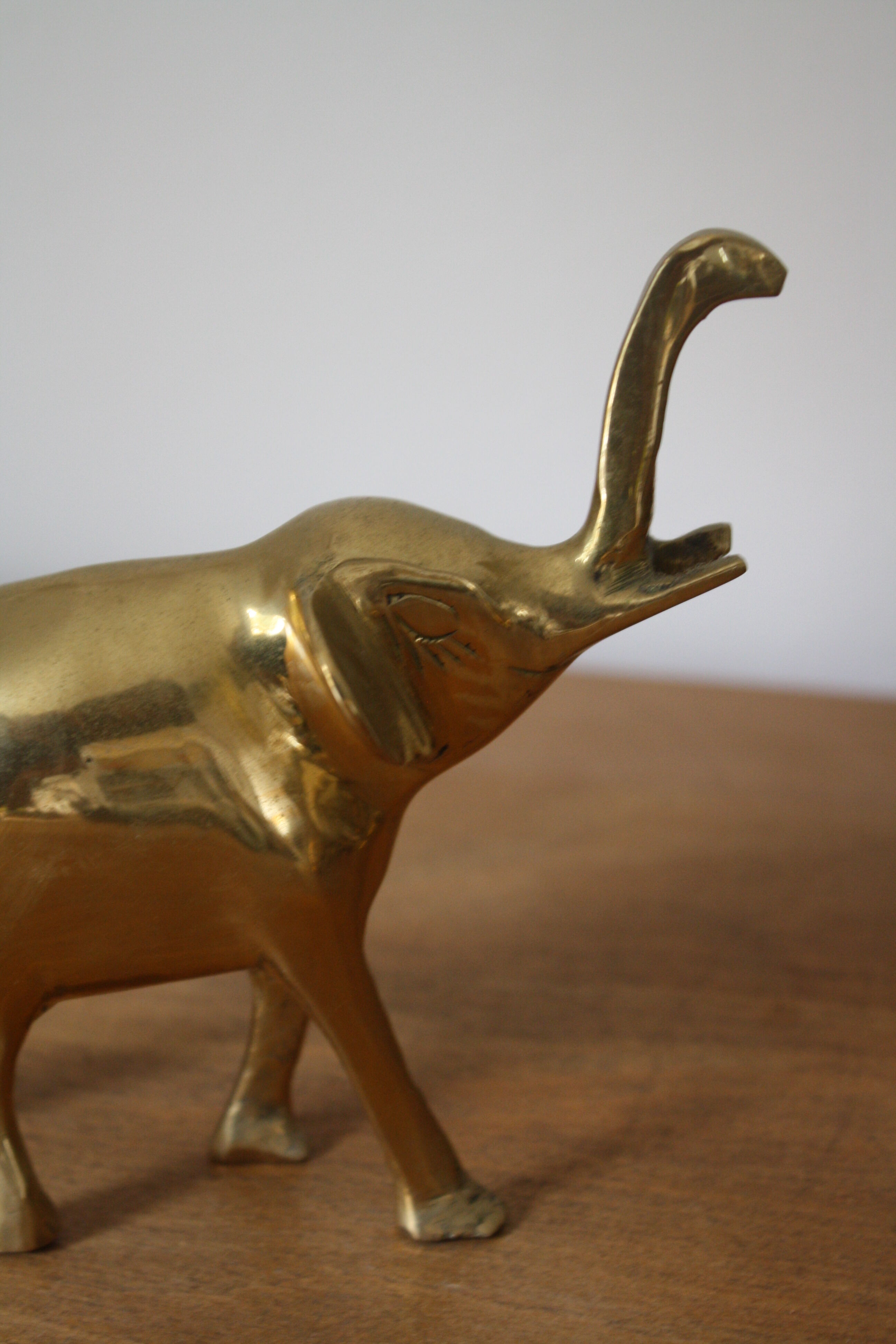 Vintage brass elephant