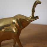 Vintage brass elephant