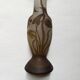 Art Deco glass paste vase signed Macau, Gallé inspiration, plant decoration