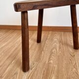 Wooden tripod stool