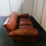 Old restored club sofa
