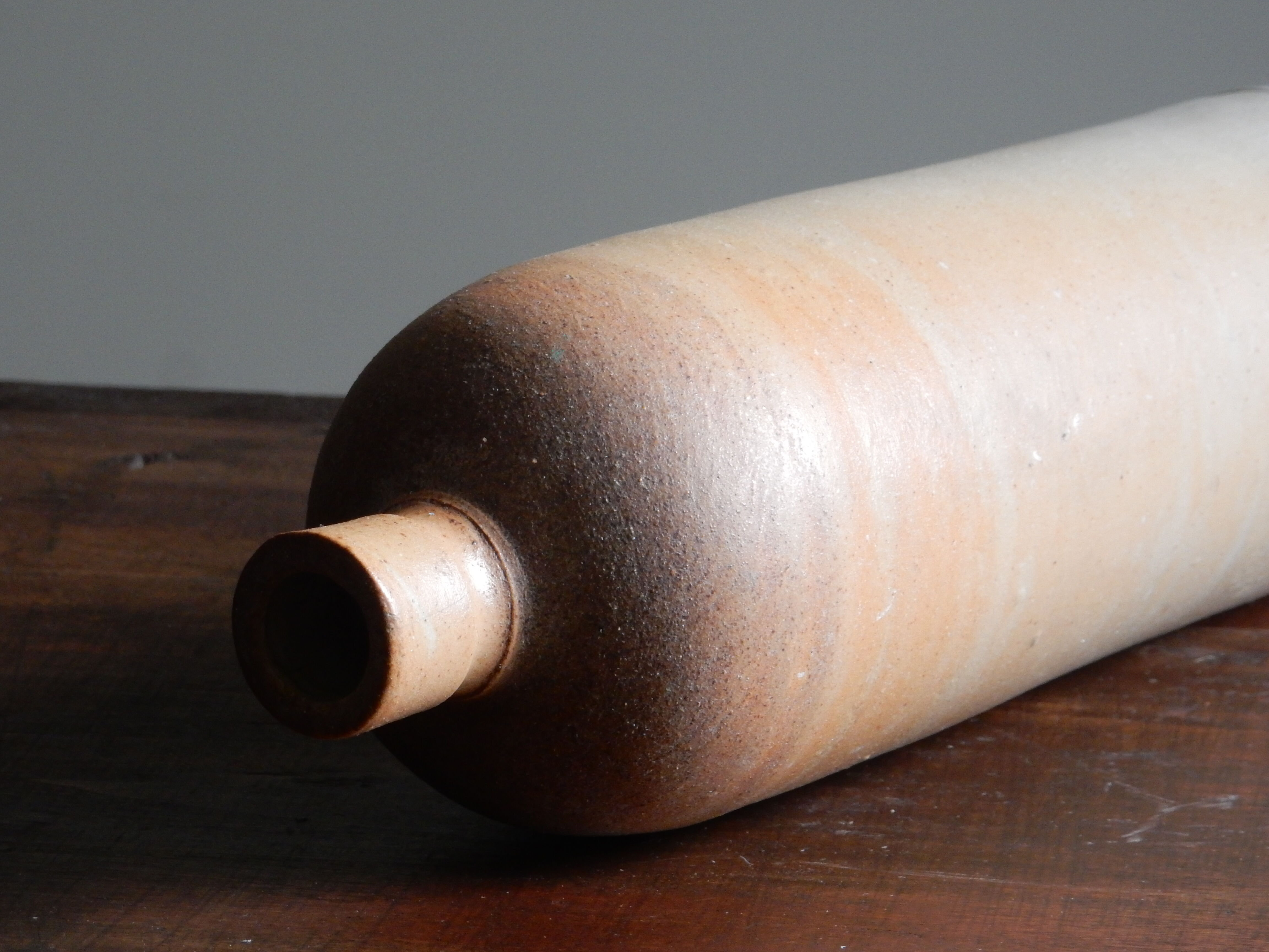 Old matte sandstone bottle