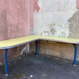 Charming formica kindergarten corner bench,