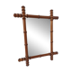 bamboo mirror, vintage, 45 by 56cm