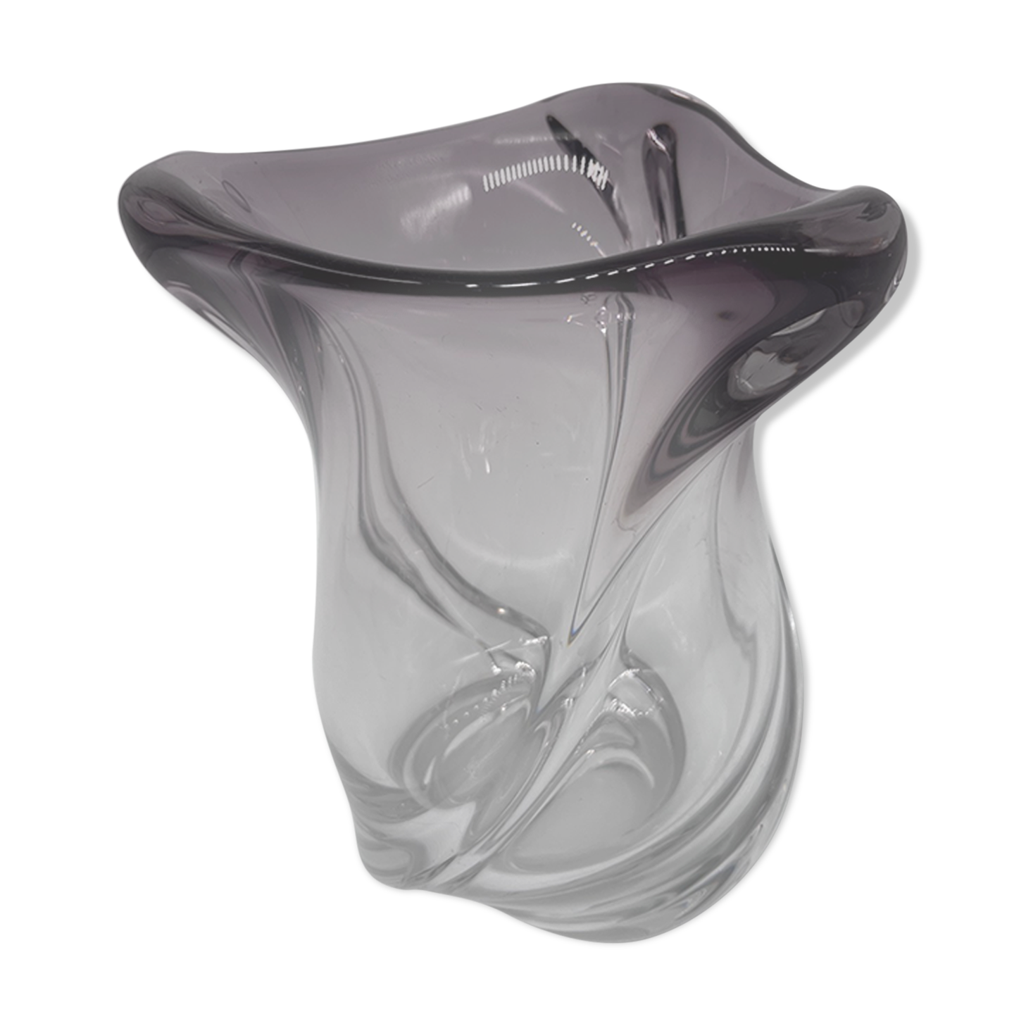 Crystal vase Val Saint Lambert