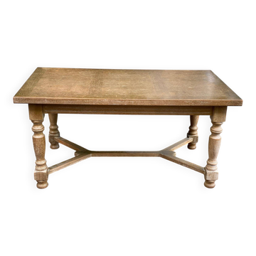 Table à manger de ferme extensible renaissance espagnol patinée 10 places